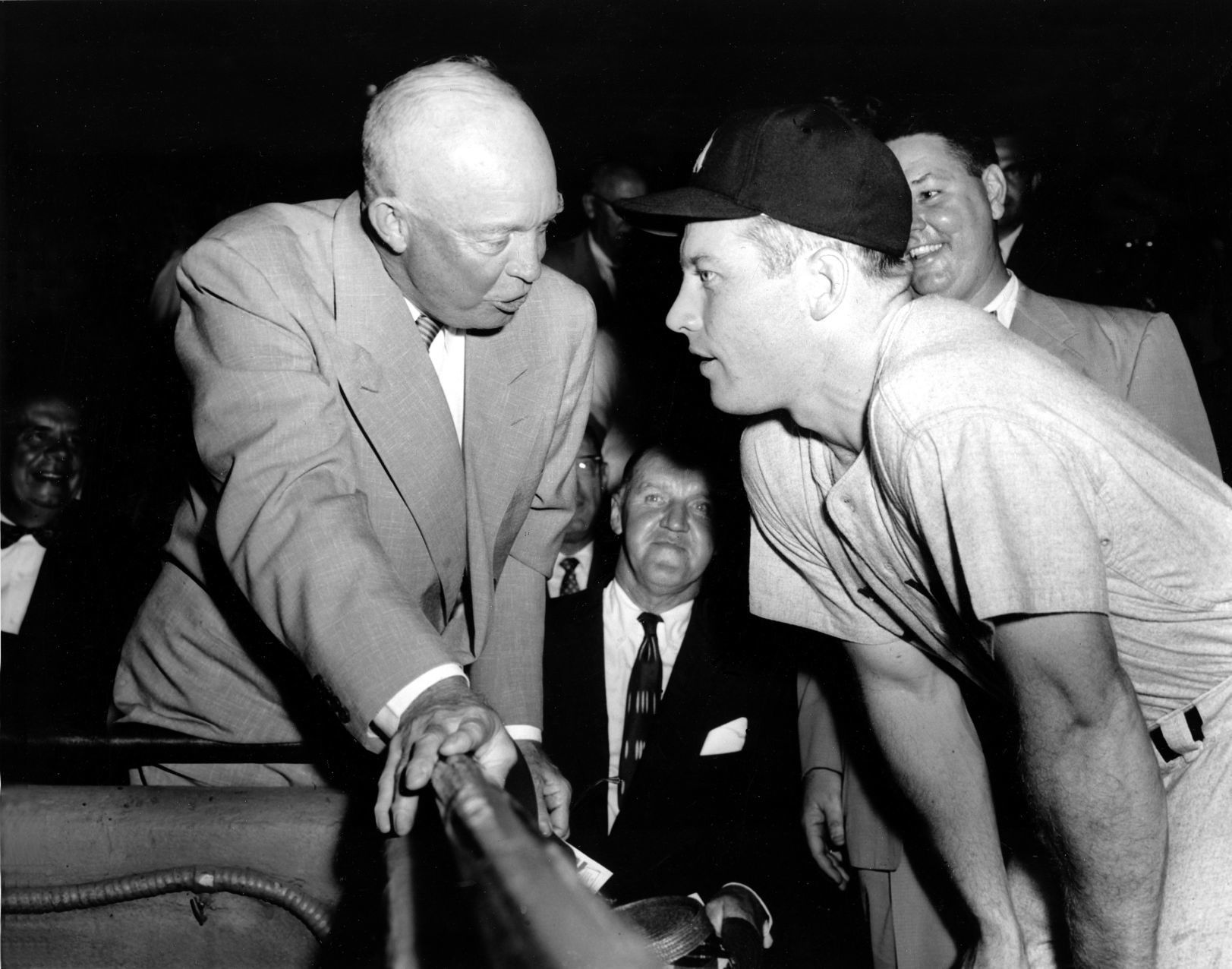 1956: Mantle and Eisenhower